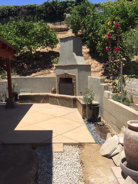 custom outdoor fireplaces